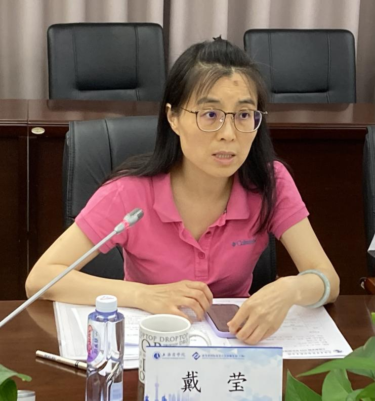 戴莹副院长做工作汇报