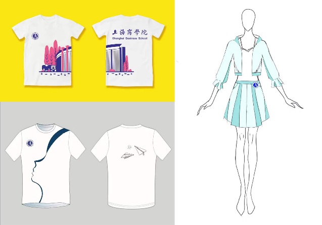 图二Vestita时尚社社员设计的上商文化衫